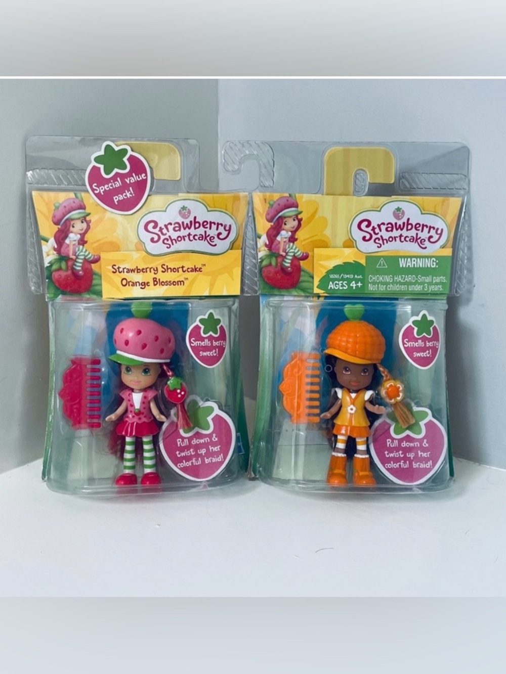 2009 Strawberry Shortcake/Orange Blossom Magic Braid Dolls Toys R Us Exclusive